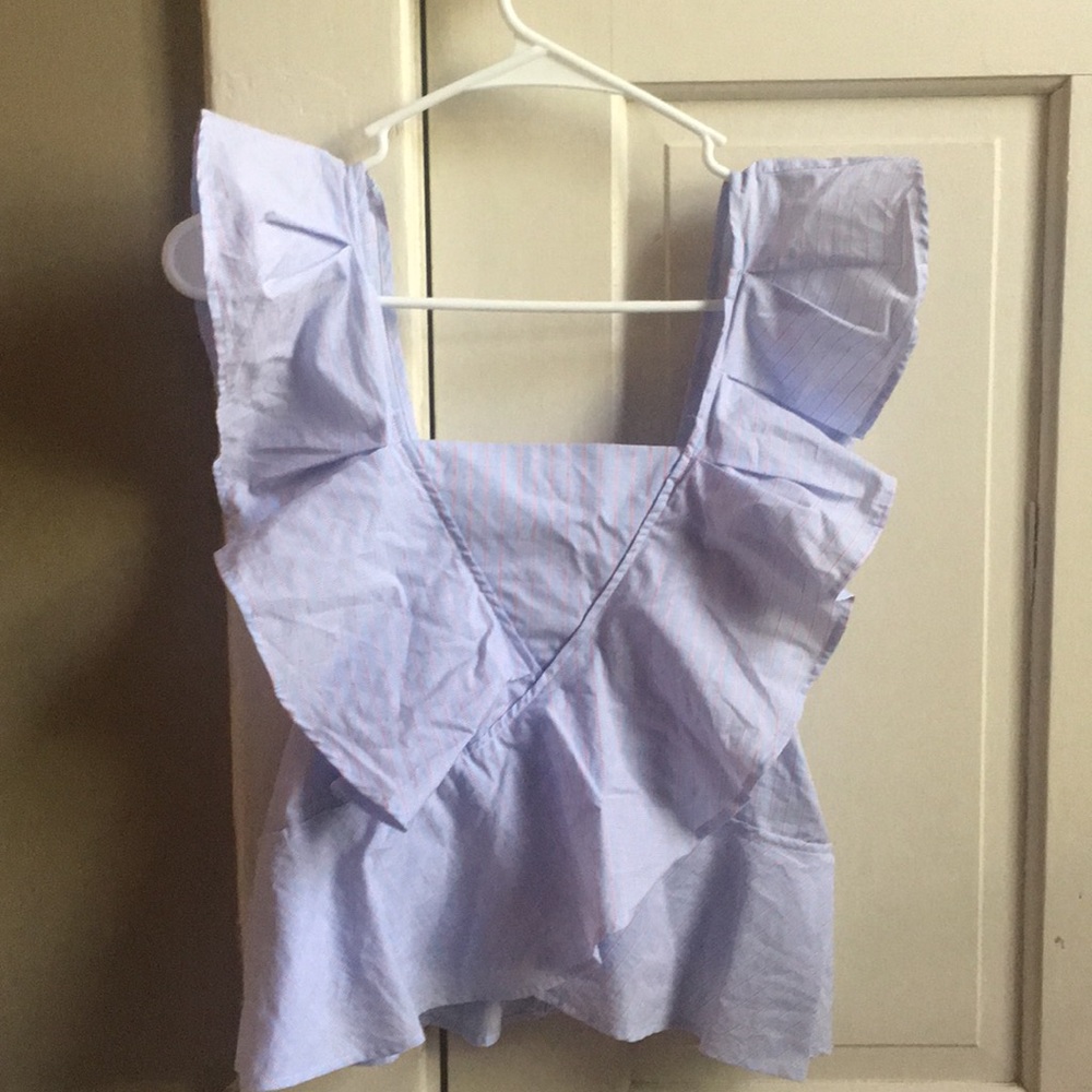NWT Size 2 Express Ruffled Tank - Picture 5 of 7